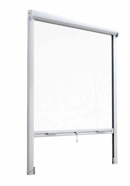 Vertical roll-up insect screen